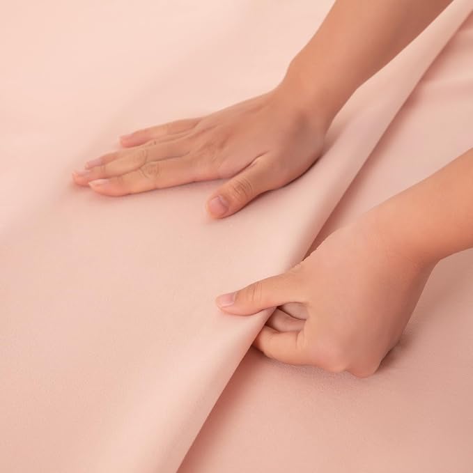 King Flat Sheet Only， 108x102Inch Lotus Pink - Image 5