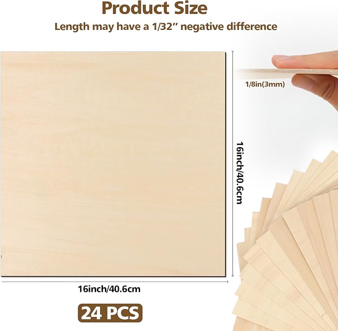 Adrattnay Basswood Sheets 3mm - Image 2