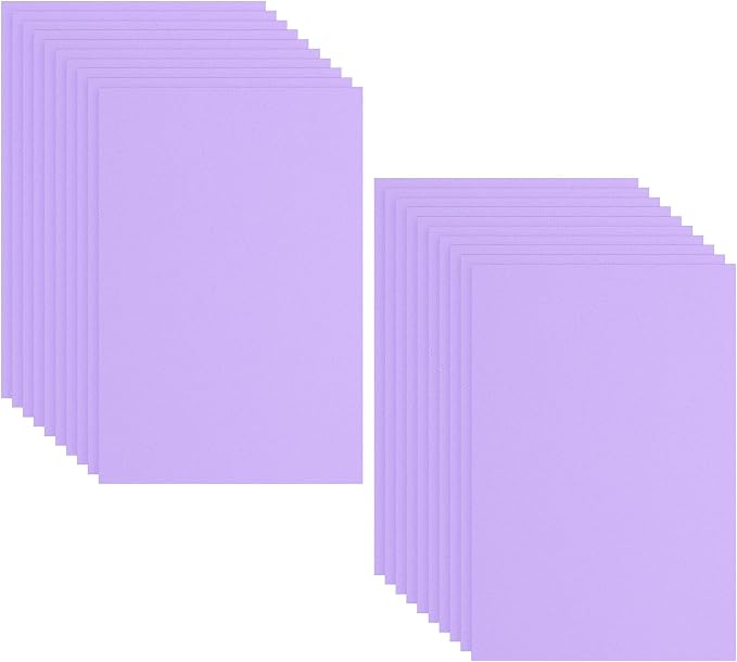 PATIKIL 20 Pack EVA Foam Sheets, Light Purple by PATIKIL