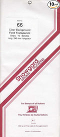 Pre-Cut Clear Stamp Mounts Size 240/66 by Showgard