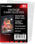 Ultra Pro - Vintage Card Sleeve - 50pk, Transparent Premium Collectible Sports by UltraPro