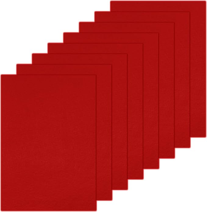Luomorgo 8 Pcs 8 x 12 Inch Stiff Felt, 2mm Thick, by Luomorgo
