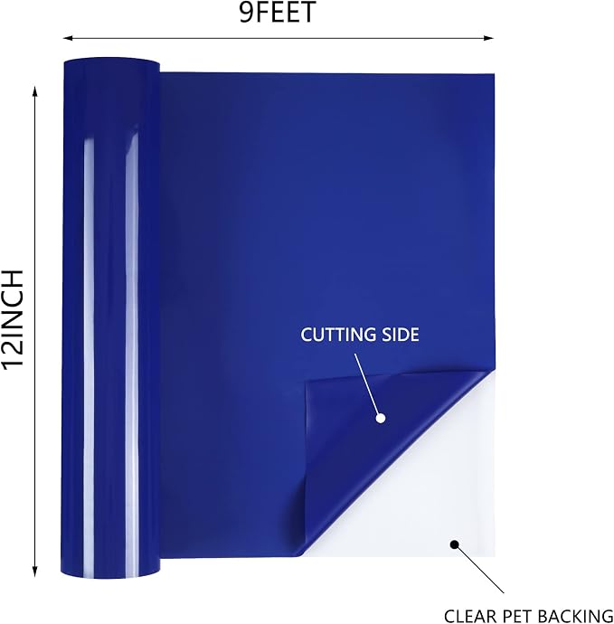 HTVVETUR HTV Vinyl Rolls Heat Transfer Vinyl - Image 2