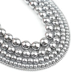Zenkeeper 108Pcs Silver Hematite Spacer Loose Beads Bulk by Zenkeeper
