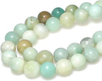 MJDCB Natural Stone Beads Multicolor Amazonite Round Loose Beads - Image 3
