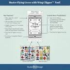 Studio 180 Design | Deb Tucker’s | Wing Clipper™ Quilting Tool – Trim Down - Image 2