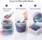 BALTIC DAY - Chameleon Mica Powder, 8 Jars of Color Shift Mica Set - Epoxy - Image 8