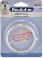 Beadalon German Style Wrapping Wire, 24 Gauge, 12 m / 39.4 ft by Beadalon