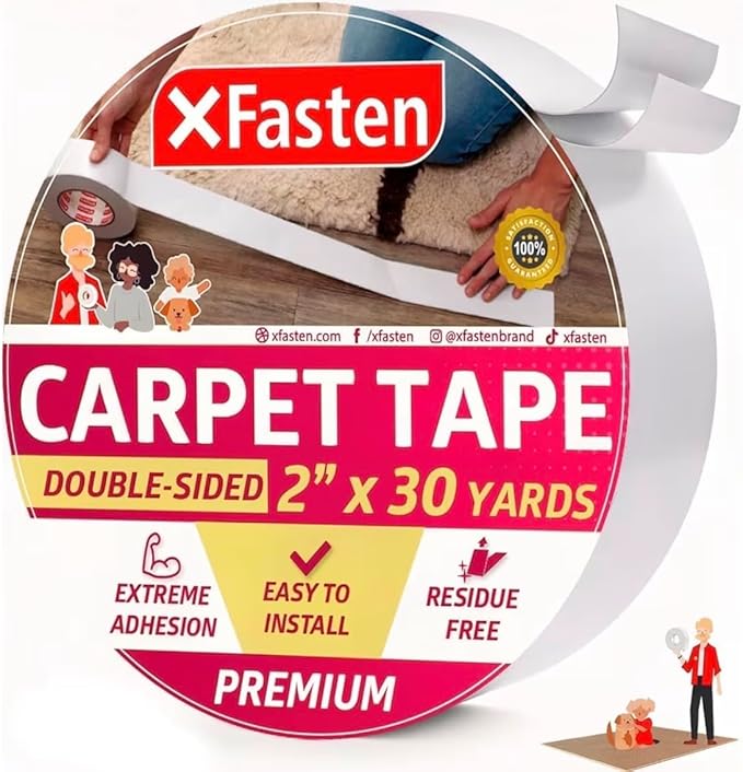 XFasten Double-Sided Carpet Tape by XFasten
