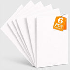 White Stiff Felt Sheets 2mm Thick by Grainear