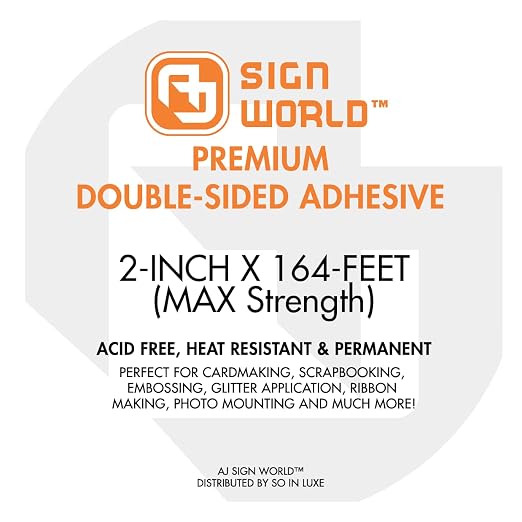 Best 2" MAX Strength Thin Permanent Double-Sided Tape - Image 4