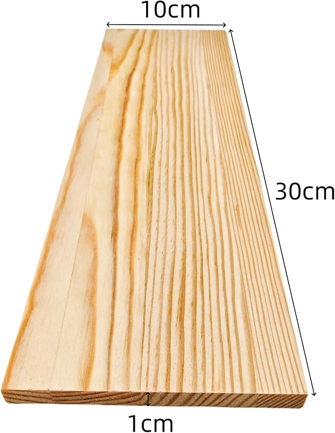 3PCS Rectangle Wood Boards Unfinished Wood Blocks - Image 3