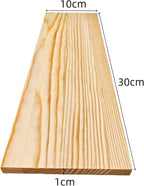 3PCS Rectangle Wood Boards Unfinished Wood Blocks - Image 3