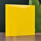 6 PCS Yellow Cast Acrylic Opaque Plastic Sheet 8 x 8 Inch, - Image 2