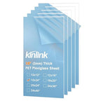 KINLINK 12x24 Plexiglass Sheets 1/8 inch Thick, 3mm Clear PET Plastic Sheet by KINLINK