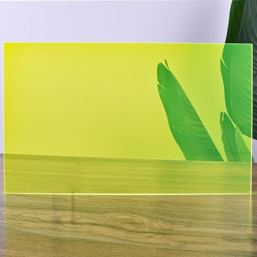 6 PCS Transparent Fluorescent Green Cast Acrylic Sheets 8" x 12" x 0.118" - Image 6