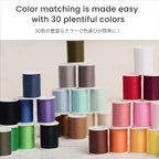 LEONIS 30 Color All-Purpose Polyester Sewing Threads 100 m / 110 yds Each - Image 3