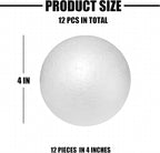 Styrofoam Balls 4 Inch, DIY Craft Giant Foam Ball - Image 2