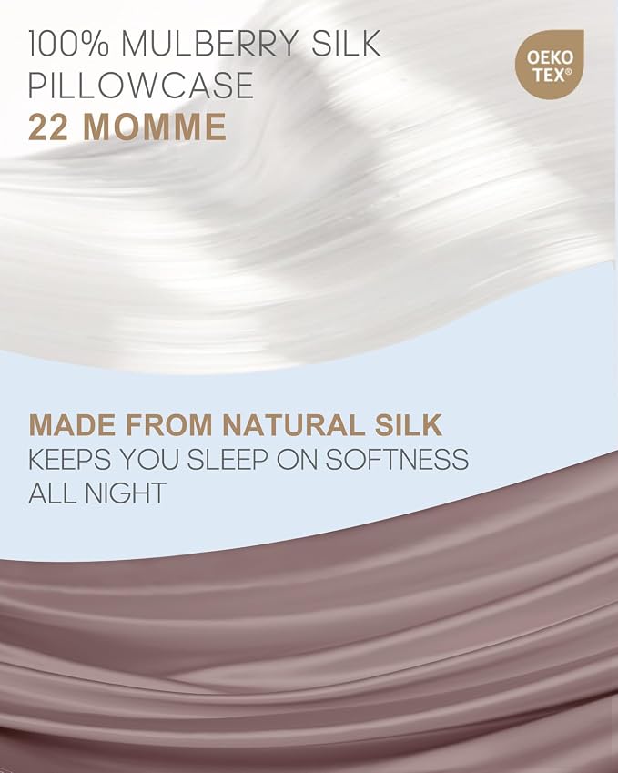 THXSILK Natural 22 Momme 100% Mulberry Silk Pillowcase - Image 2