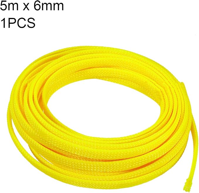 uxcell Expandable Sleeving, 1/4-inch 16ft Cable Sleeve - Image 3