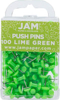 JAM PAPER Colorful Push Pins by JAMPaper