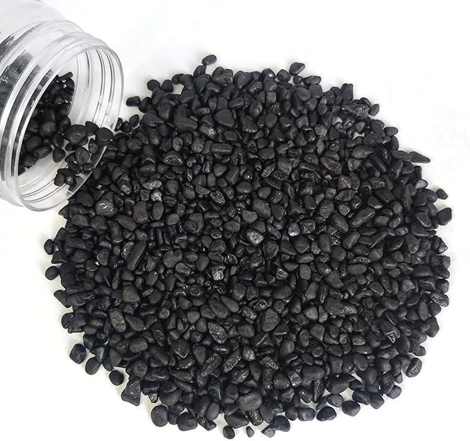 HappyFiller 0.88 LB Black Gravels Small Stones Succulent Mini Rocks | Planter - Image 6