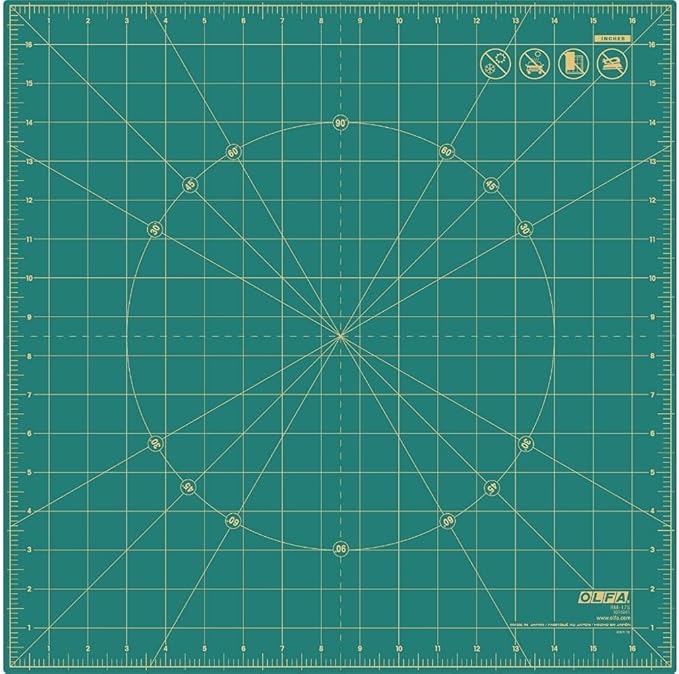 OLFA 17" x 17" Rotating Cutting Mat by OLFA