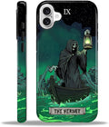 ZHEGAILIAN Case for iPhone 16, The Hermit Night Skull Durable Shockproof by Home