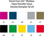 Cricut® Smart Iron-On™ Matless HTV Variety Sampler - 13 in x 12 in | HTV Heat - Image 4