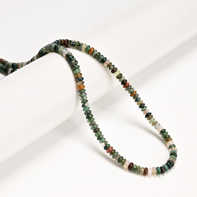 ICAI Beads Natural 2x4mm Rondelle Beads, Abacus Disk Stone Spacer Beads – Loose - Image 4
