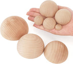 ZENFUN 8 Pcs 8 Sizes Half Round Pottery Tools Set, Wooden Ceramic Top Tool Clay - Image 4