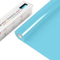 VinylRus Heat Transfer Vinyl-12” x 15FT Light Blue Iron on Vinyl Roll by VinylRus