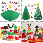 24 Pcs Felt Sheets for Crafts, 8 X 12 Inch Christmas Red Yellow White Fabric - Image 4