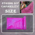 11 Yard Long Hot Pink Iridescent Organza Fabric - Image 6