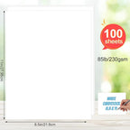 Joyberg 100P White Cardstock 8.5 x 11, 230gsm Cover Cardstock Paper, 85 Lb - Image 2