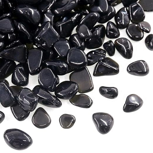 1 Lb Decorative Crystal Pebbles Irregular Shaped Obsidian Stones Small Tumbled - Image 2