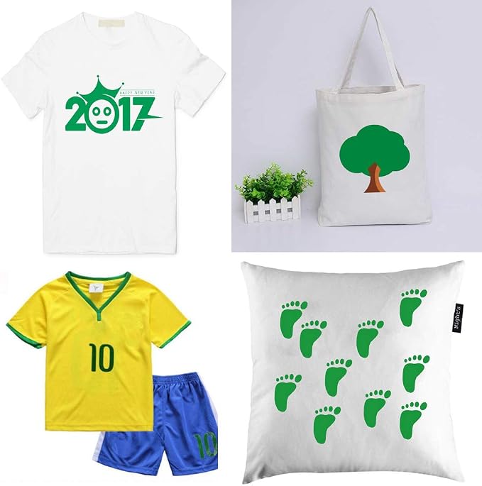 guangyintong Heat Transfer Vinyl Green HTV Rolls, Glossy Surface Green HTV Vinyl - Image 2