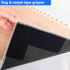 Hook and Loop Tape 1in x 4in 10 Pairs, Slef Adhesive Interlocking Strip - Image 5