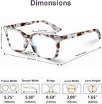 VISOONE Blue Light Blocking Glasses Square - Image 6