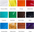 Mont Marte Signature Basic Color Acrylic Paint Set, Semi-Matte Finish, Suitable - Image 2