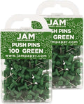 JAM PAPER Colorful Push Pins by JAMPaper