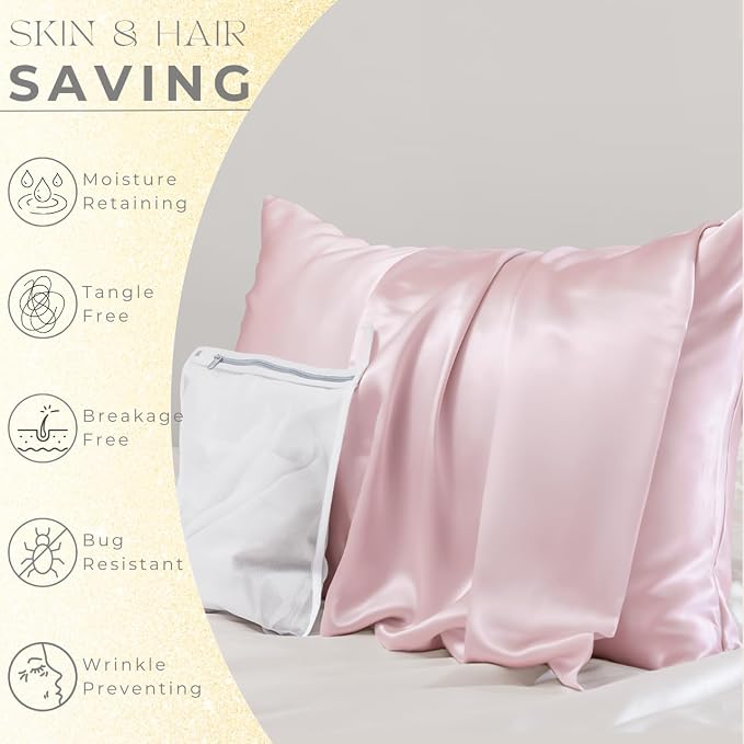 PROMEED 100% Silk Pillowcase Set of 2 - Image 3