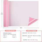 HTVRONT Baby Pink Transfer Vinyl Roll - Image 4