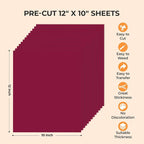 HTVRONT Maroon Heat Transfer Vinyl, 13 Pack | Maroon Iron on Vinyl - Image 5