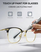 Light Gold Eyeglass Frame Touch Up Paint Pen, All-in-One Touch Up Kit - Image 2