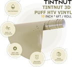 Tintnut Clay Creek Puff Heat Transfer Vinyl Roll, easy cut & weed, stretch - Image 2