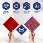 Origami Paper - 100 Origami Paper Kit - Set Includes, 100 Sheets 20 Colors 6x6 - Image 3