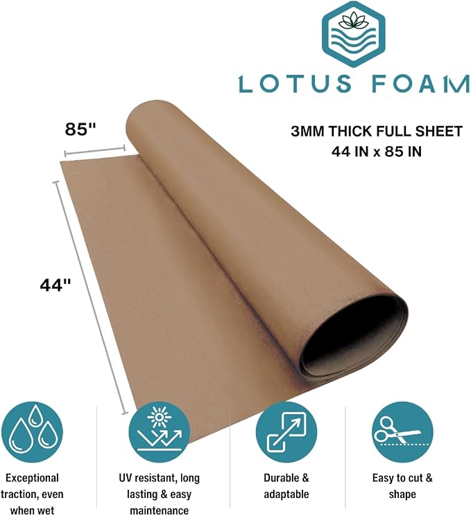 LotusFoam EVA Foam Sheet 3mm – 44"x 85" Craft Foam - Image 2