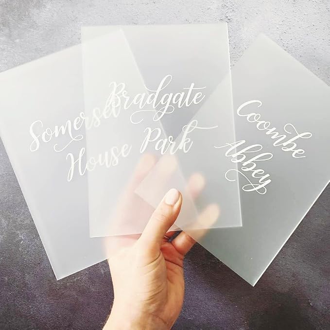 20 Pack Frosted Acrylic Sign Blank - Image 4
