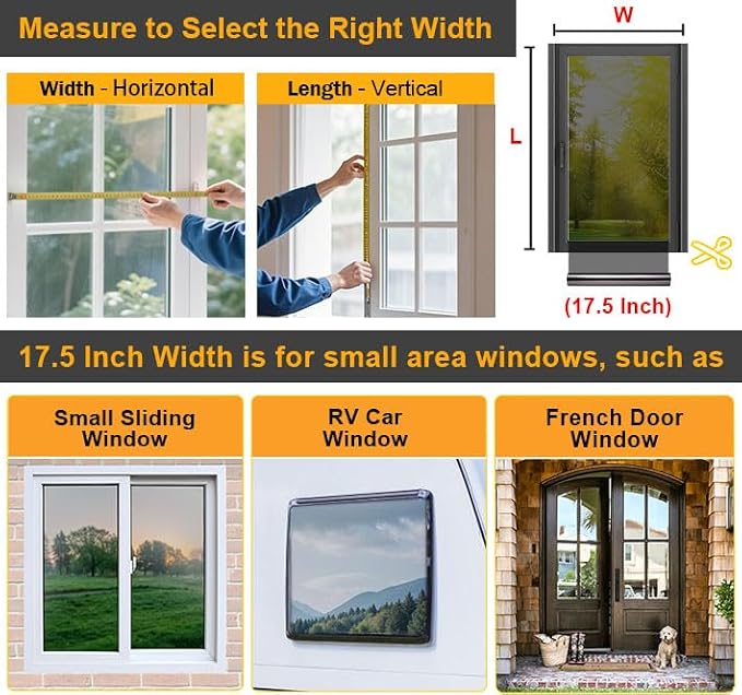 Window Privacy Film One Way Daytime Privacy Static Cling Sun Blocking Anti UV - Image 8